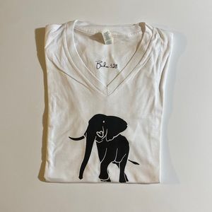 Bahia 528 unisex t-shirt elephant heart print